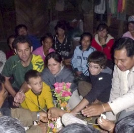 Khmu Baci ceremony in Laos