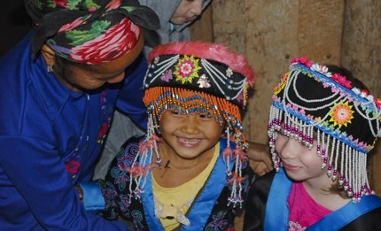 Hmong village Luang Prabang