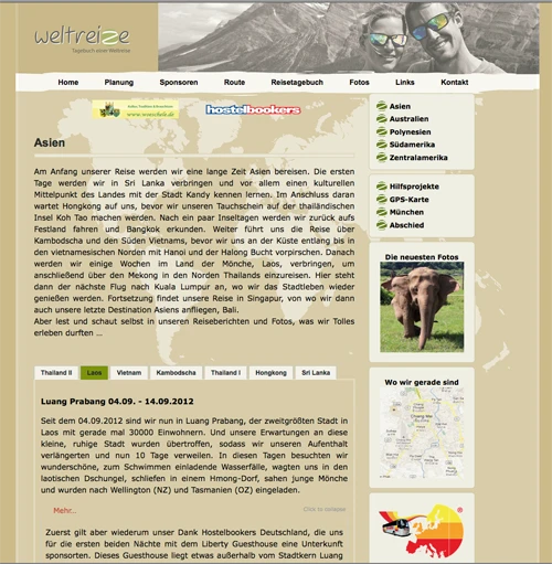 white elephant adventures german review laos